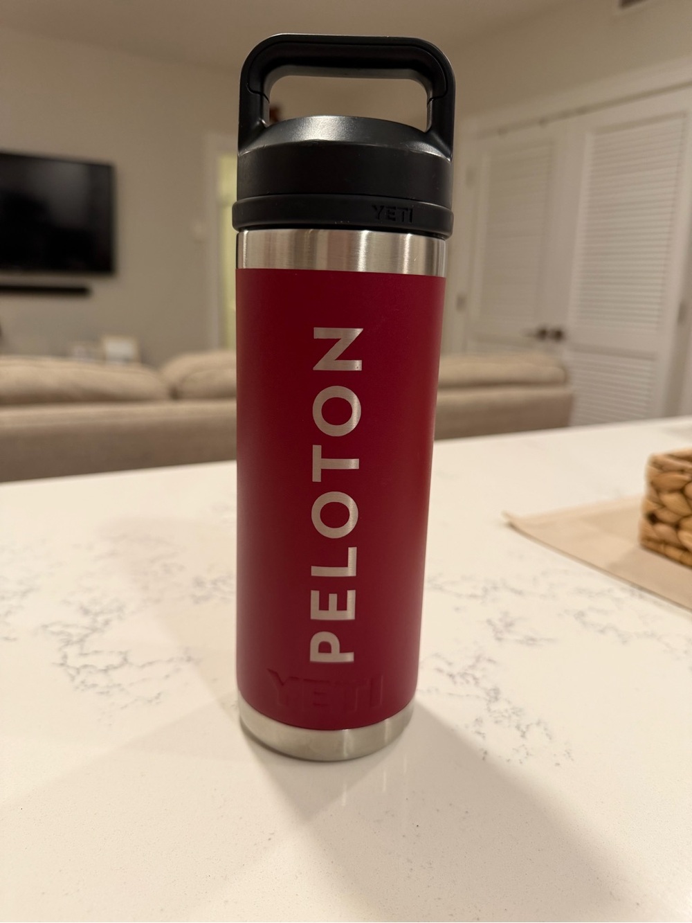 Peloton x YETI Red Stainless Water 18oz Bottle
